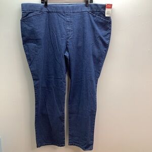 Chic Size 26W Women’s Easy Fit  Elastic Waist  Pull On Pant. New With Tags.